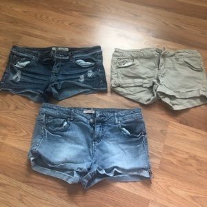 Lot of 3 summer shorts!